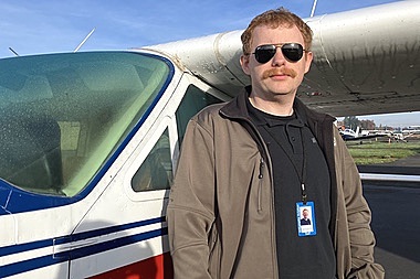 Flight Instructor Travis Van Hoosen